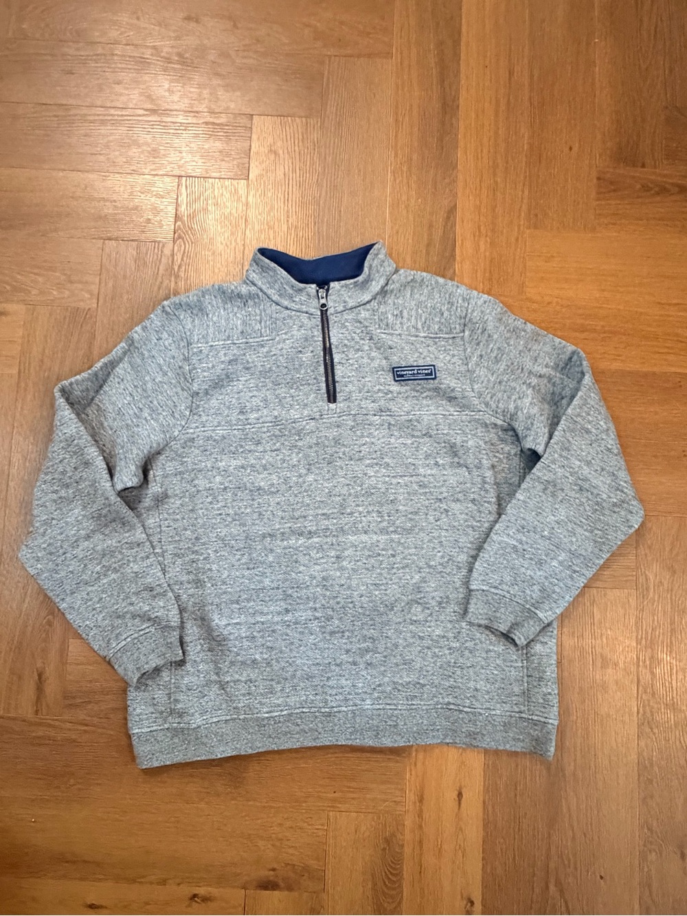 Vineyard Vines The Shep Shirt Gray Quarter Zip Pullover Men’s Large